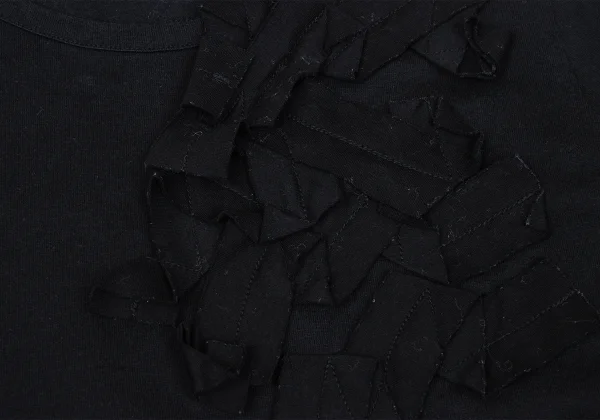 Yohji Yamamoto FEMME Frill Tape Embellished T-shirt K-169853_005