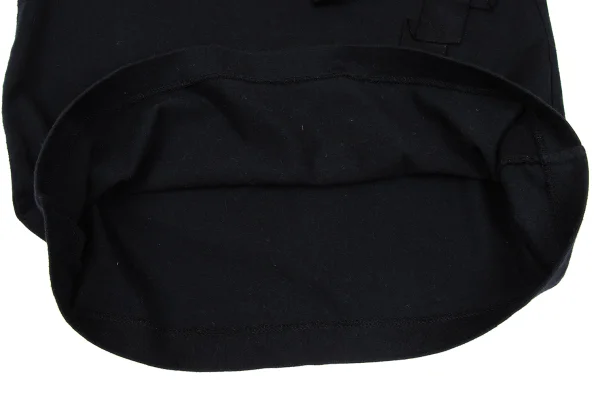 Yohji Yamamoto FEMME Frill Tape Embellished T-shirt K-169853_010