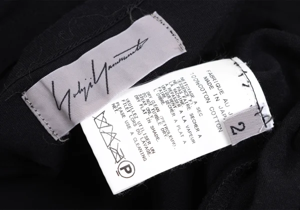 Yohji Yamamoto FEMME Side Pocket Cotton Dress K-169854_011