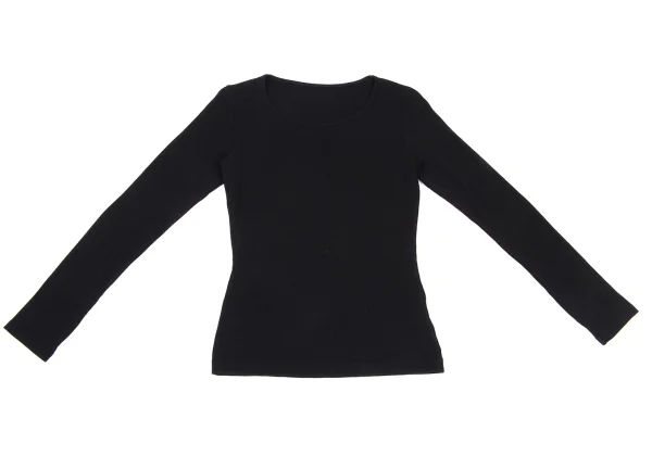 Yohji Yamamoto FEMME Cotton Long Sleeves T Shirt K-169855_002