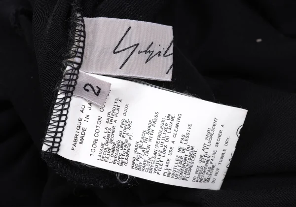 Yohji Yamamoto FEMME Cotton Long Sleeves T Shirt K-169855_010