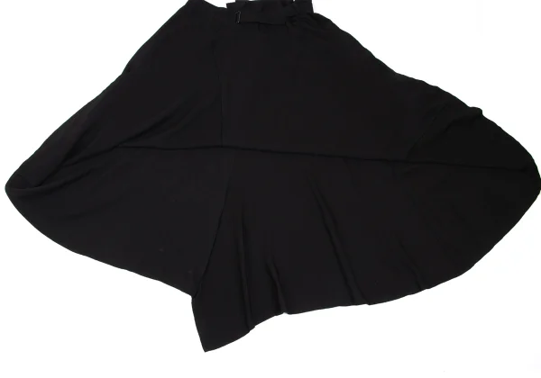 Yohji Yamamoto FEMME Rayon Cupra Asymmetry Belted Skirt K-169856_009