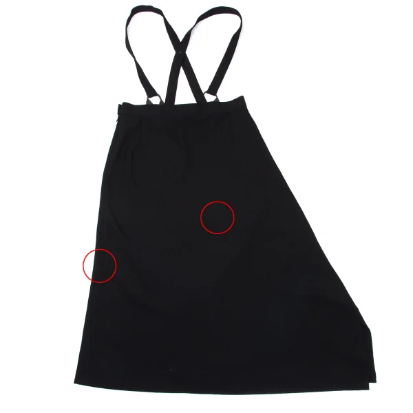 Yohji Yamamoto FEMME Wool Suspender Skirt K-169857_010