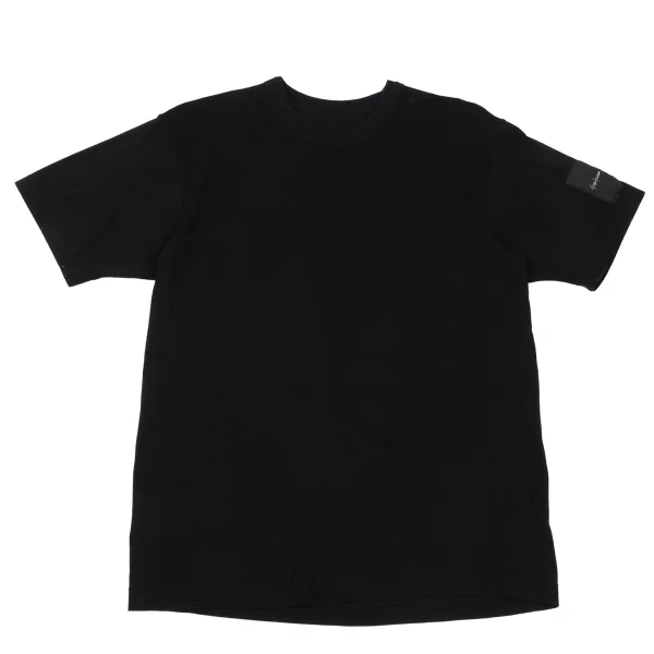 Yohji Yamamoto Kume Textile Tag Patch T-Shirt Black S-M K-169858_001