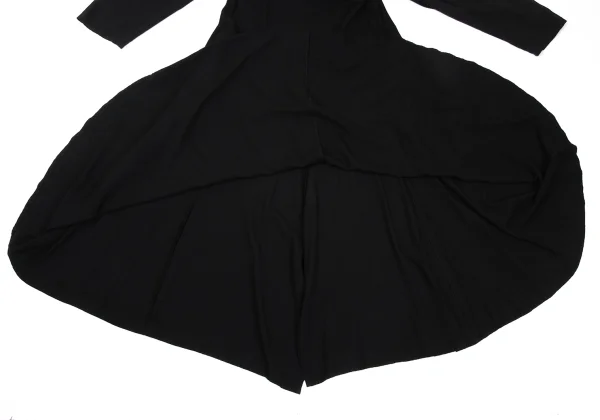 Yohji Yamamoto NOIR Rayon Frill Open Shoulder Dress K-169859_013