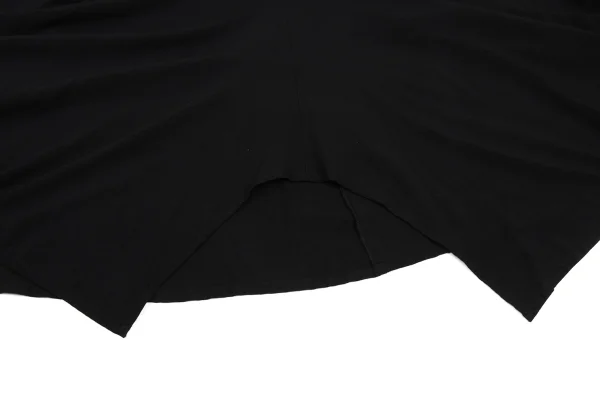 Yohji Yamamoto NOIR Rayon Frill Open Shoulder Dress K-169859_016