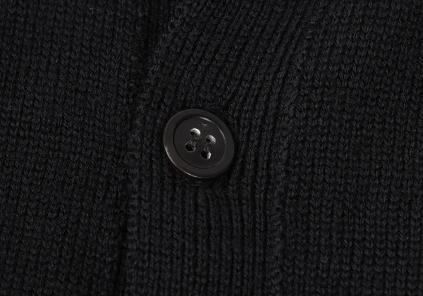 Yohji Yamamoto NOIR Wool Raglan Knit Cardigan K-169861_005