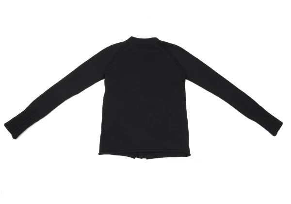 Yohji Yamamoto NOIR Wool Raglan Knit Cardigan K-169861_011