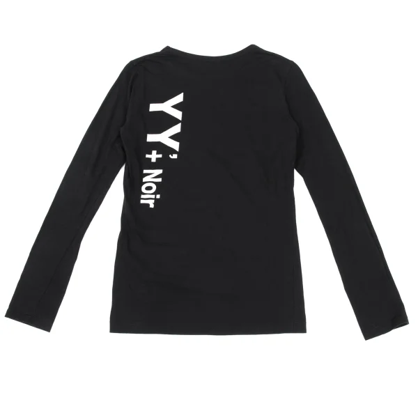 Yohji Yamamoto NOIR Cotton Back Logo Discharge Print T-shirt K-169862_002