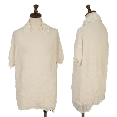 Unbranded Wrinkle-pleated Collar T-shirt