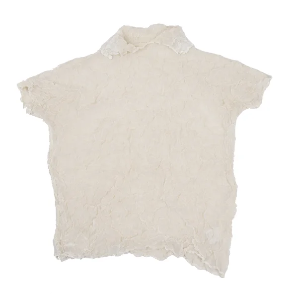 Unbranded Wrinkle-pleated Collar T-shirt K-169865_002