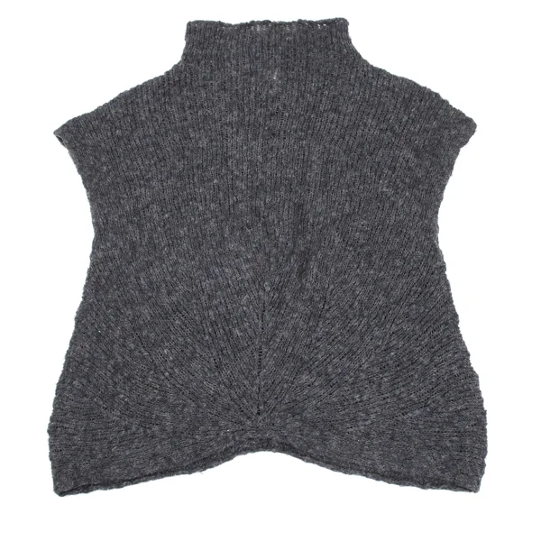 Plantation Alpaca Blended Wool Sleeveless Knit Sweater K-169869_007