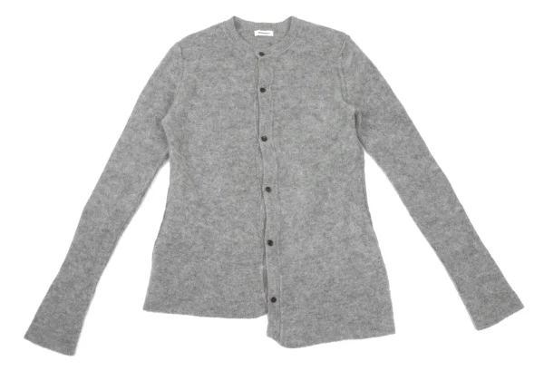 Plantation Wool Mohair Slit Knit Cardigan K-169870_002