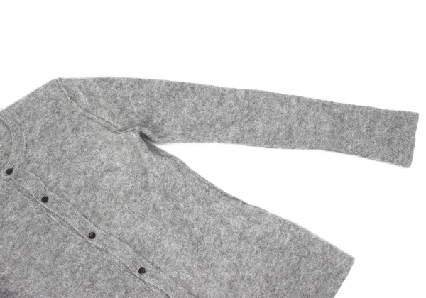 Plantation Wool Mohair Slit Knit Cardigan K-169870_005