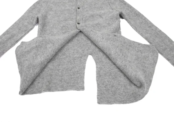 Plantation Wool Mohair Slit Knit Cardigan K-169870_008