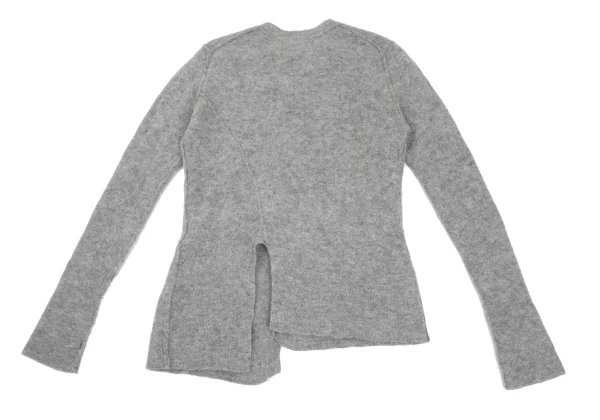 Plantation Wool Mohair Slit Knit Cardigan K-169870_009