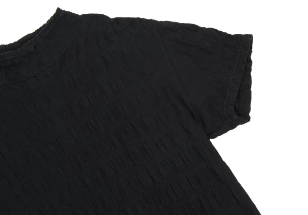 Plantation Shirring Mock Neck T Shirt K-169871_004