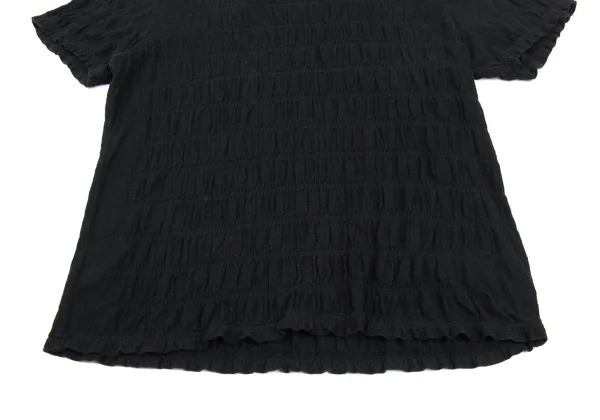 Plantation Shirring Mock Neck T Shirt K-169871_005
