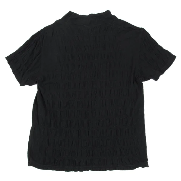 Plantation Shirring Mock Neck T Shirt K-169871_007