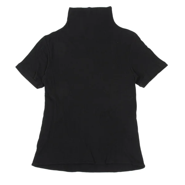 Plantation Dyed Cotton Turtle Neck T Shirt Black M K-169873_001