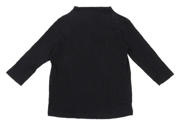 Plantation Wrinkle Pleats 3/4 Sleeves T Shirt K-169875_009