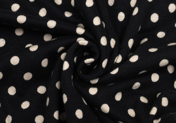 L'EQUIPE YOSHIE INABA Dot Print Cotton Short Sleeve Knit Top K-169880_008