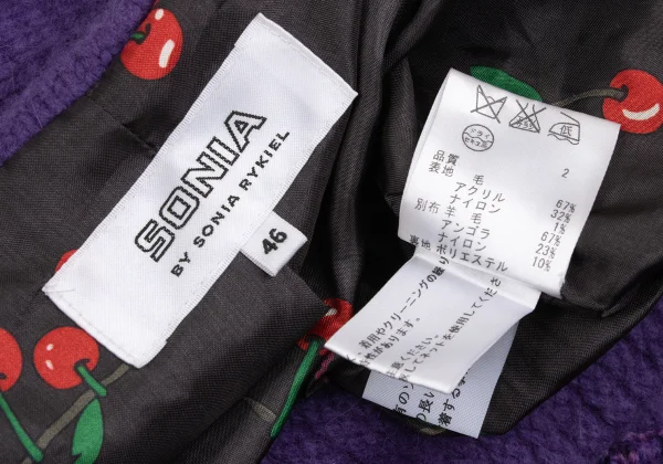 SONIA BY SONIA RYKIEL Hooded  Knit Gown Coat K-169882_019