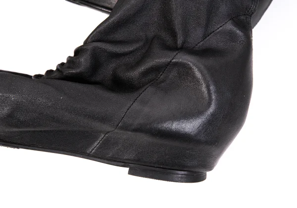 Rick Owens Tucked Leather Stockings Boots K-169884_007