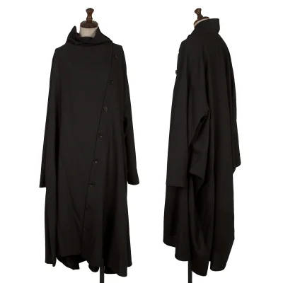 Yohji Yamamoto FEMME Wool Button Design Long Dress