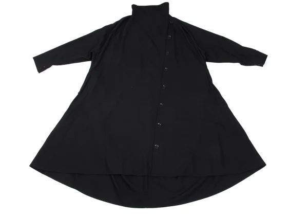 Yohji Yamamoto FEMME Wool Button Design Long Dress K-169887_002