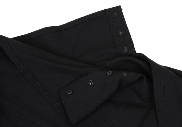 Yohji Yamamoto FEMME Wool Button Design Long Dress K-169887_006