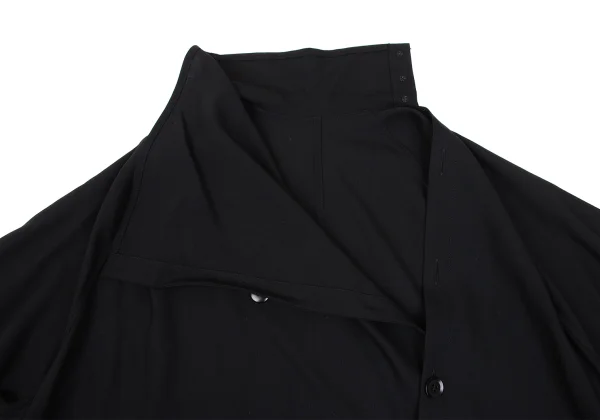 Yohji Yamamoto FEMME Wool Button Design Long Dress K-169887_007