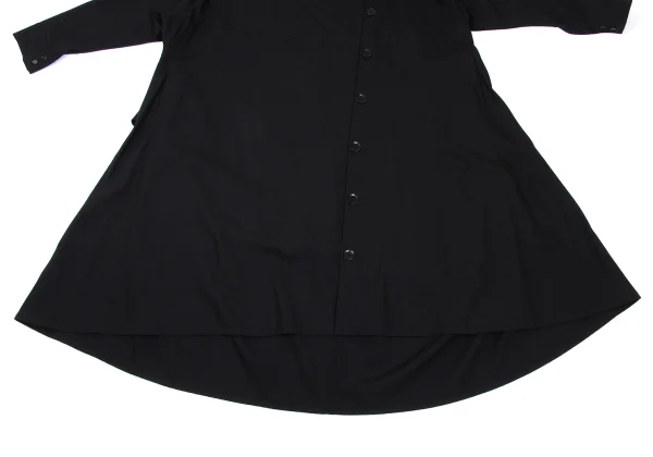 Yohji Yamamoto FEMME Wool Button Design Long Dress K-169887_011