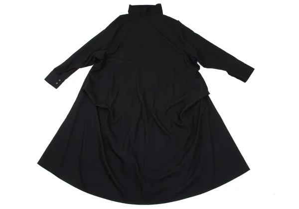 Yohji Yamamoto FEMME Wool Button Design Long Dress K-169887_014