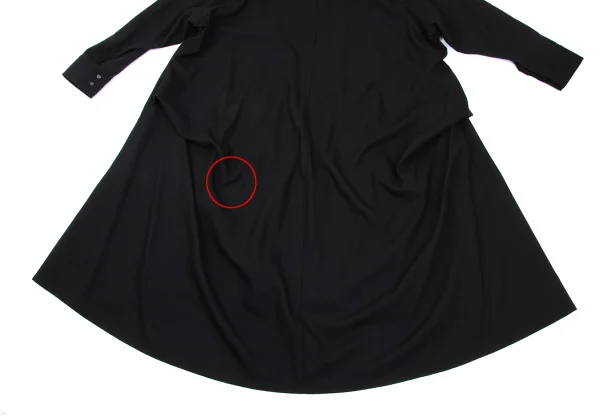 Yohji Yamamoto FEMME Wool Button Design Long Dress K-169887_015