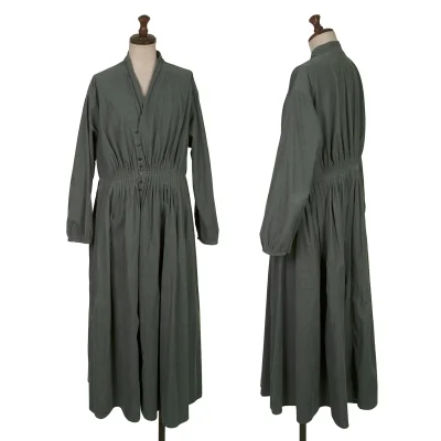 JURGEN LEHL Babaghuri Cotton Waist Pintuck Dress