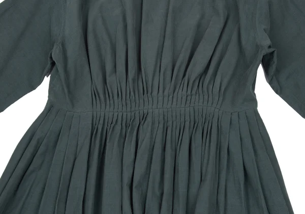 JURGEN LEHL Babaghuri Cotton Waist Pintuck Dress K-169889_016