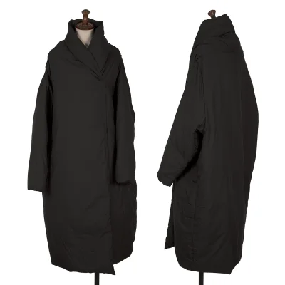 mizuiro ind Shawl-collar Down Coat