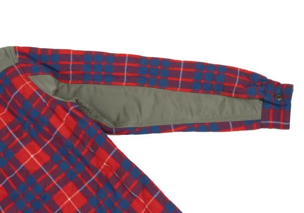 COMME des GARCONS HOMME Quilting Padded Checker Shirt K-169894_003