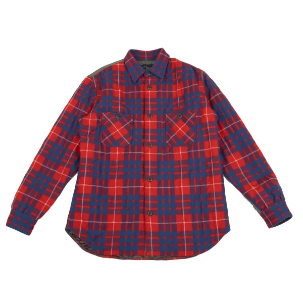 COMME des GARCONS HOMME Quilting Padded Checker Shirt K-169894_004