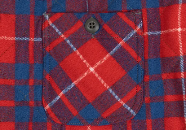 COMME des GARCONS HOMME Quilting Padded Checker Shirt K-169894_008