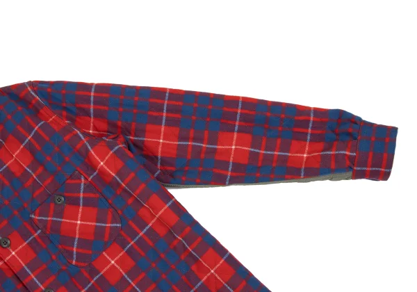 COMME des GARCONS HOMME Quilting Padded Checker Shirt K-169894_009