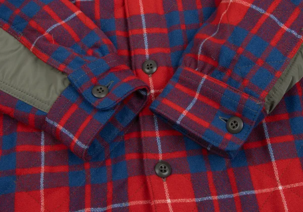 COMME des GARCONS HOMME Quilting Padded Checker Shirt K-169894_010