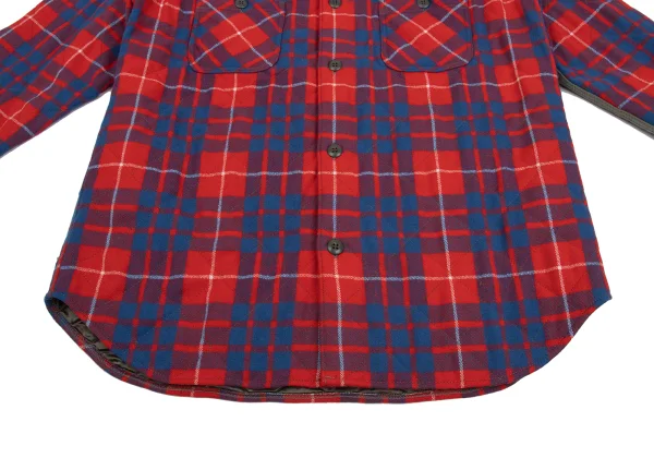 COMME des GARCONS HOMME Quilting Padded Checker Shirt K-169894_012