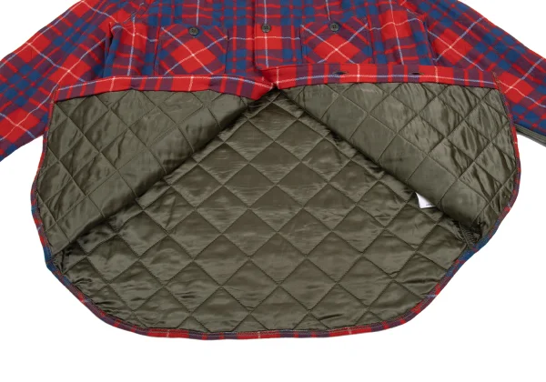 COMME des GARCONS HOMME Quilting Padded Checker Shirt K-169894_013