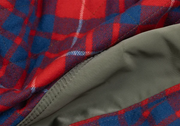 COMME des GARCONS HOMME Quilting Padded Checker Shirt K-169894_014