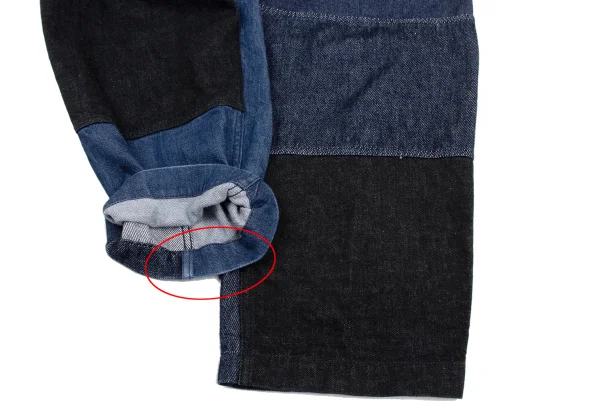 COMME des GARCONS HOMME Double-knee Patchwork Pants K-169895_008