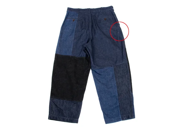 COMME des GARCONS HOMME Double-knee Patchwork Pants K-169895_010