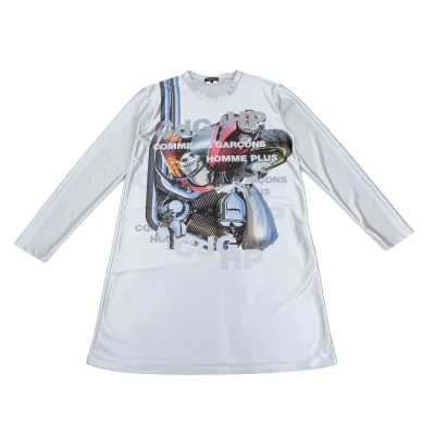 COMME des GARCONS HOMME PLUS Bike Print Long T-shirt