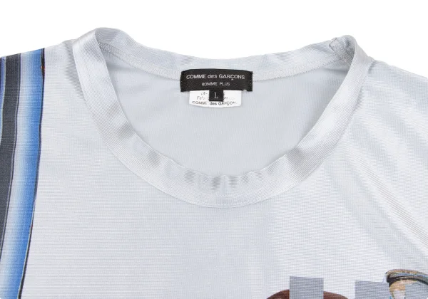 COMME des GARCONS HOMME PLUS Bike Print Long T-shirt K-169896_004